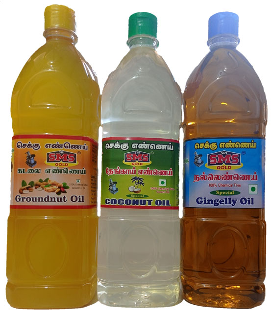 marachekku gingelly oil,cocountoil, groundnut oil