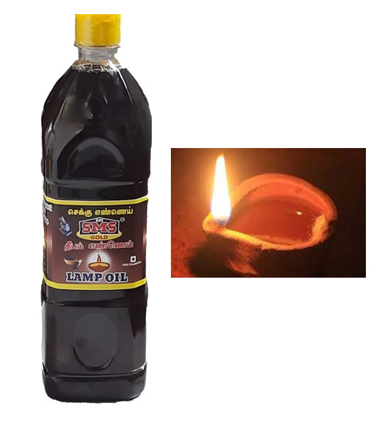 Sri Sms gold gingelly lamp oil / Seasame Lamp Oil,cold pressed oil, marachekku oil